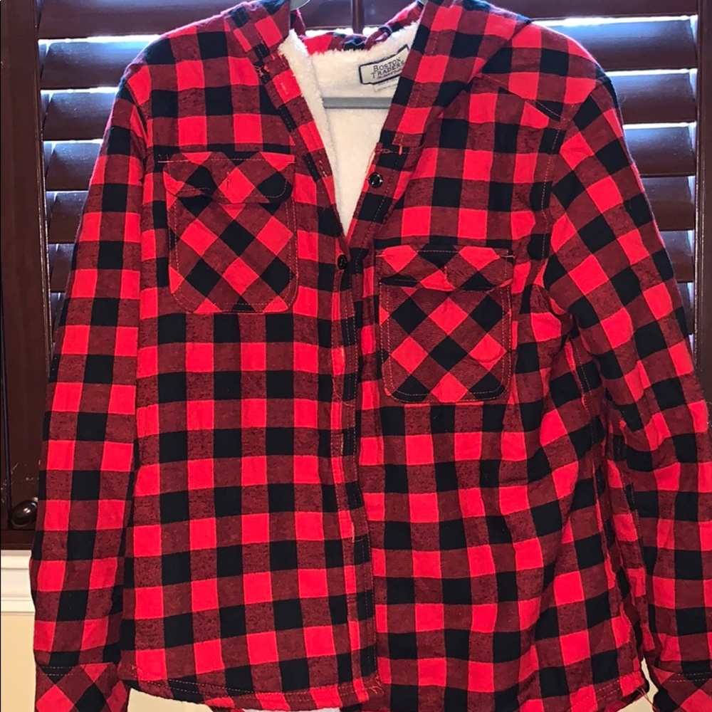 Buffalo Print plush jacket